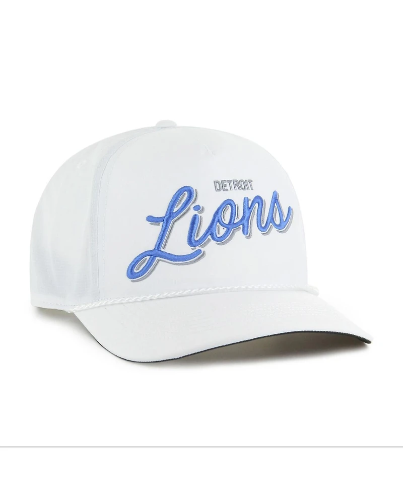 47 Brand Men's White Detroit Lions Brrr Fairway Hitch Adjustable Hat