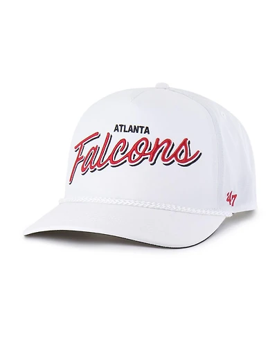 47 Brand Men's White Atlanta Falcons Brrr Fairway Hitch Adjustable Hat