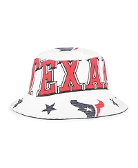 '47 Brand Women's White Houston Texans Energize Bucket Hat