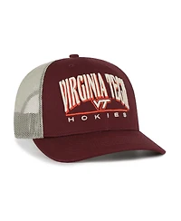 '47 Brand Men's Maroon Virginia Tech Hokies Arid Adjustable Trucker Hat