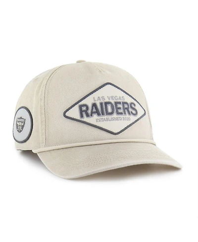 '47 Brand Men's Khaki Las Vegas Raiders Cairn Hitch Adjustable Hat