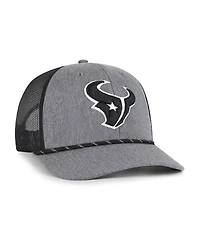 '47 Brand Men's Heather Charcoal Houston Texans Carbon Rope Trucker Adjustable Hat