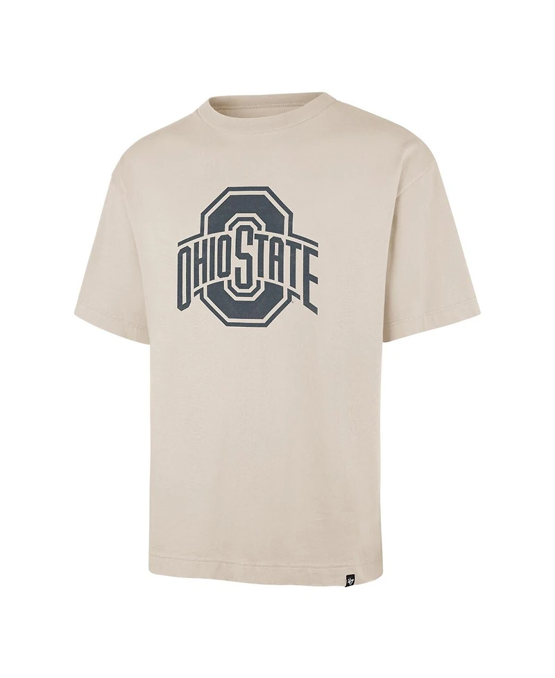 '47 Brand Men's Cream Ohio State Buckeyes Ravine Foundation T-Shirt