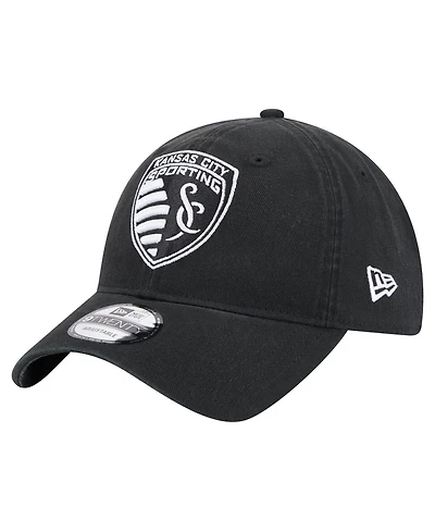 New Era Men's Black Sporting Kansas City 2025 Kickoff 9TWENTY Adjustable Hat