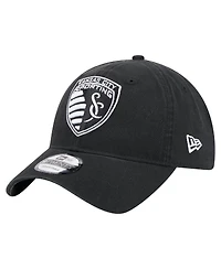 New Era Men's Black Sporting Kansas City 2025 Kickoff 9TWENTY Adjustable Hat