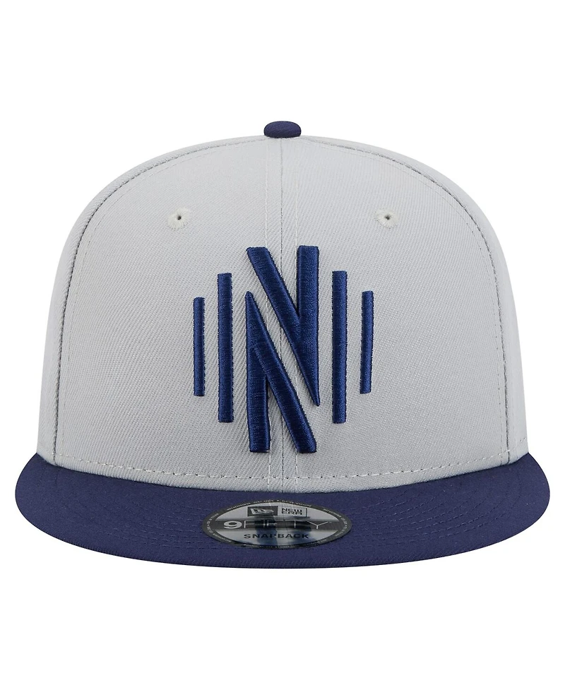 New Era Men's Gray Nashville Sc Color Pack Two-Tone 9FIFTY Snapback Hat