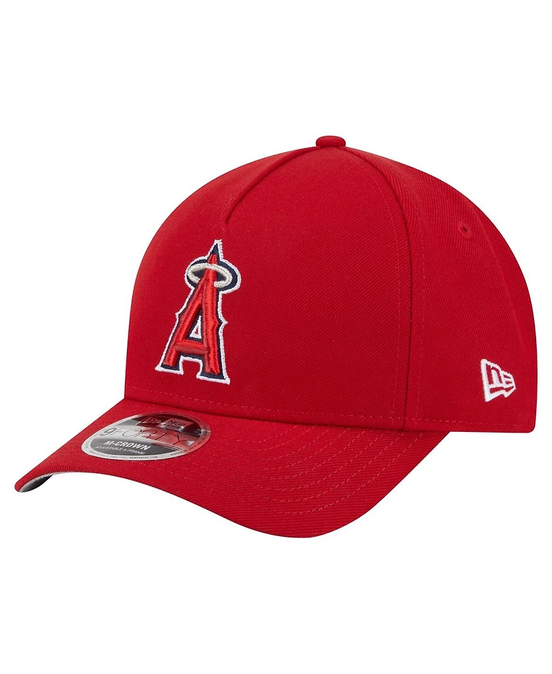 New Era Men's Red Los Angeles Angels 9FORTY M-Crown Adjustable Hat