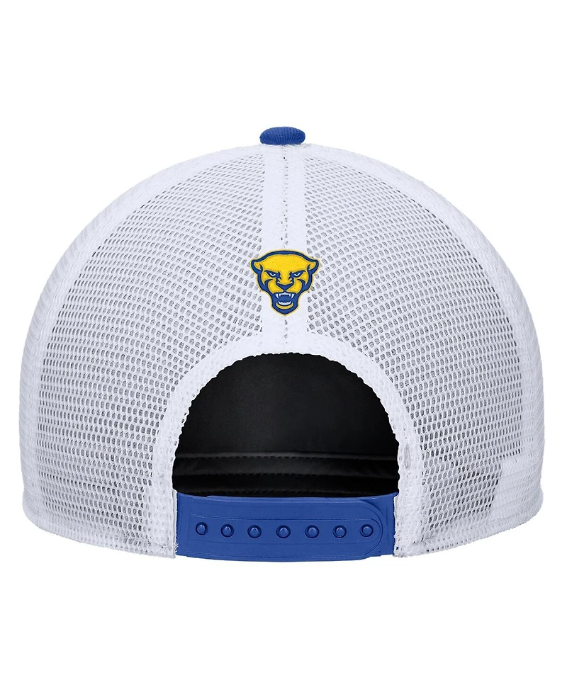 Nike Men's Royal Pitt Panthers 2025 On-Field Rise Trucker Performance Adjustable Hat