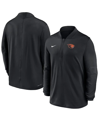 Nike Men's Black Oregon State Beavers Dri-fit Half-Zip Pullover Sweatshirt