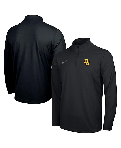 Nike Men's Black Baylor Bears Intensity Performance Quarter-Zip Pullover Sweatshirt