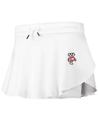 Under Armour Women's White Wisconsin Badgers Gameday Split Soft Skort