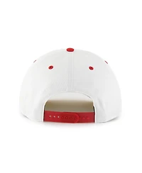 '47 Brand Men's White/Scarlet San Francisco 49ers Roscoe Two-Toned Hitch Adjustable Hat