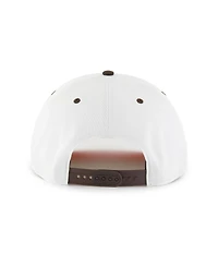 '47 Brand Men's White/Brown Cleveland Browns Roscoe Two-Toned Hitch Adjustable Hat