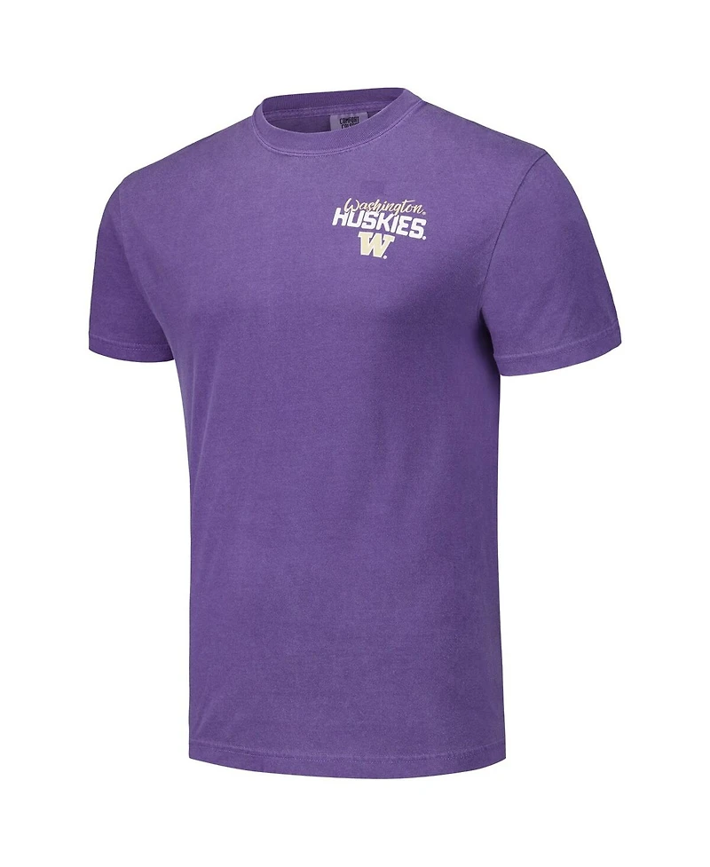 Image One Men's and Women's Purple Washington Huskies Hyper Local Lakeside Stadium T-Shirt