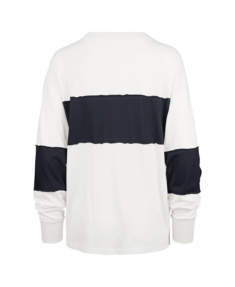 47 Brand Women's Cream Seattle Seahawks Clubhouse Pride Taylor Long Sleeve T-Shirt