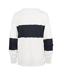 47 Brand Women's Cream Seattle Seahawks Clubhouse Pride Taylor Long Sleeve T-Shirt