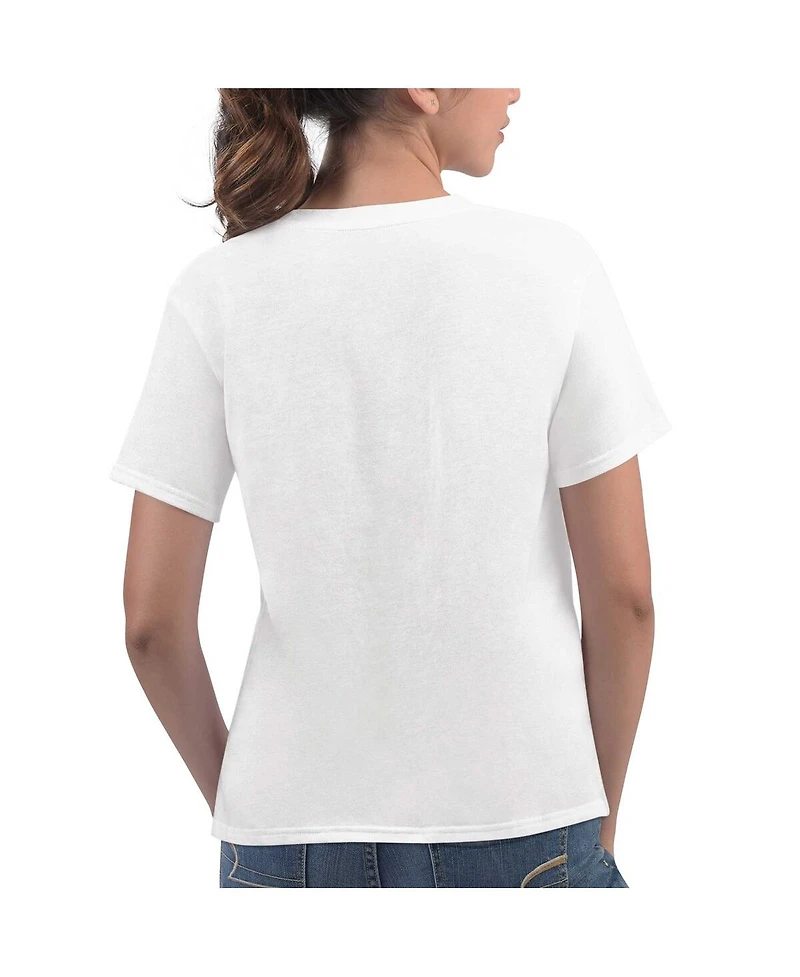 G-iii 4Her by Carl Banks Women's White Tennessee Titans Play The Ball T-Shirt