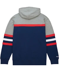 Mitchell Ness Men's Navy Ole Miss Rebels Head Coach Pullover Hoodie