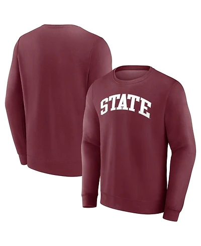 Fanatics Men's Maroon Mississippi State Bulldogs Short Name Pullover Sweatshirt