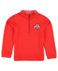 Garb Toddler Scarlet Ohio State Buckeyes Sterling Quarter-Zip Pullover Hoodie