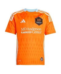 Adidas Big Boys and Girls Griffin Dorsey Orange Houston Dynamo Fc 2025 Season 20 Replica Player Jersey