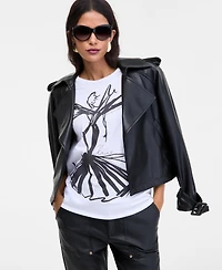 I.n.c. International Concepts Women's 40th-Year Collaboration T-Shirt, Macy's Exclusive