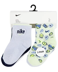 Nike Baby Boys or Girls 6-Pack Play For All Infant Socks