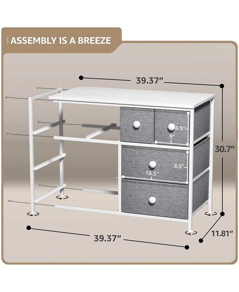 Sorbus Chest Dresser with 8 Drawers