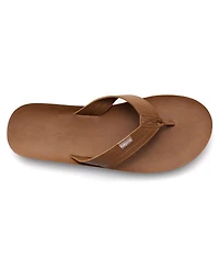 Feelgoodz Men's Zensole Kinderz Faux Leather Flip-Flop Thong Sandals
