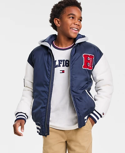 Tommy Hilfiger Big Boys 8-20 Relaxed Fit Bomber Jacket