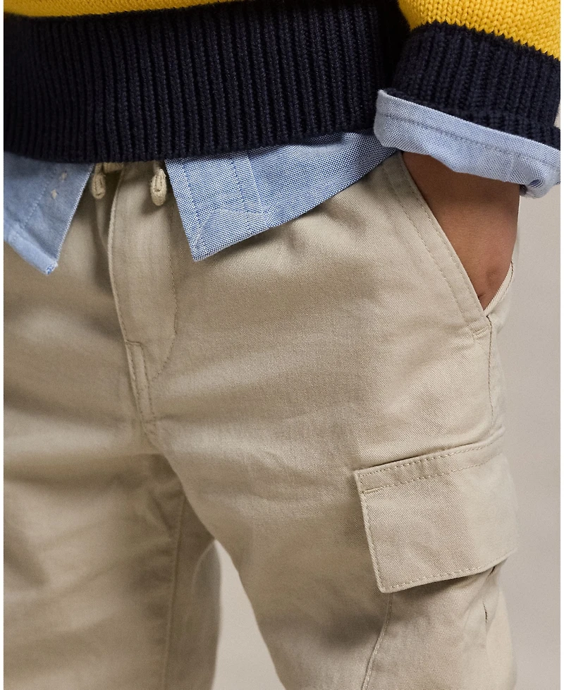 Polo Ralph Lauren Toddler and Little Boys Stretch Chino Cargo Pant