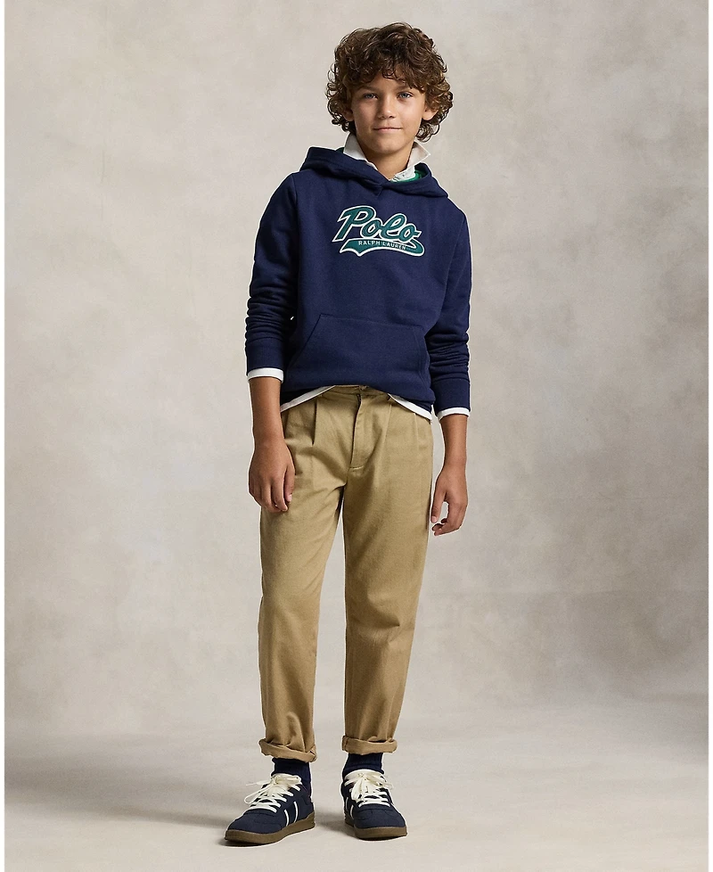 Polo Ralph Lauren Big Boys Logo Fleece Hoodie