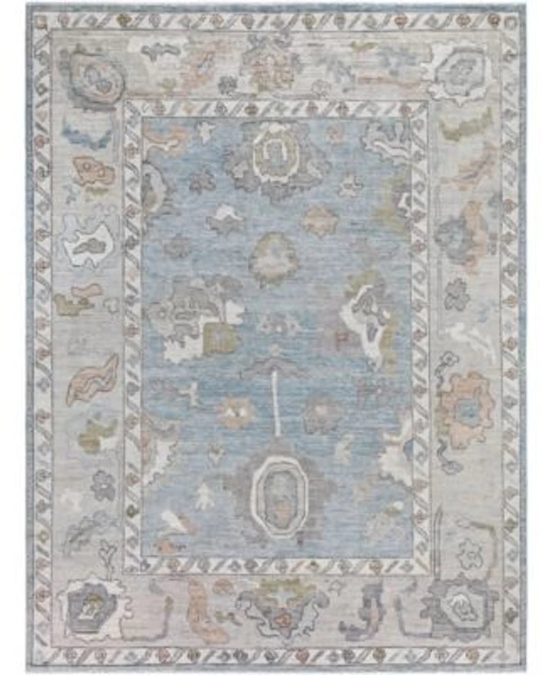 Adorn Hand Woven Rugs Colorful Oushak M0103 Rug Collection