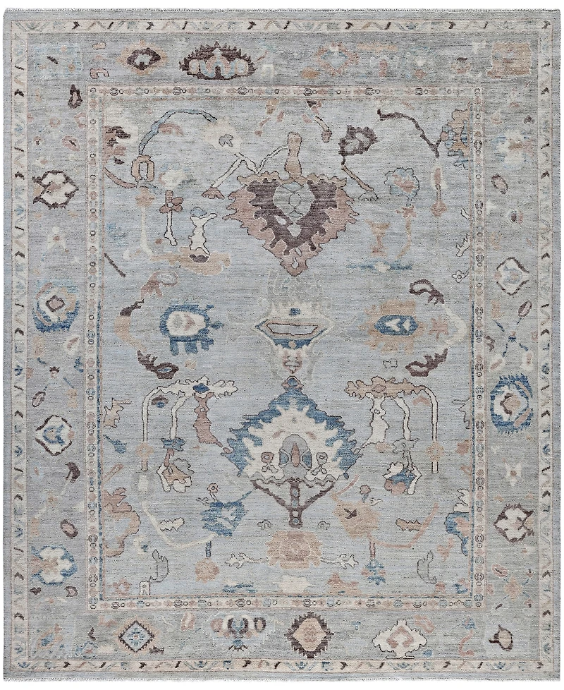 Adorn Hand Woven Rugs Colorful Oushak M0103-45 8'2"x9'7" Area Rug