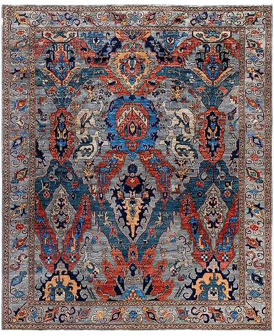 Adorn Hand Woven Rugs Serapi M0103- 8'2"x9'10" Area Rug