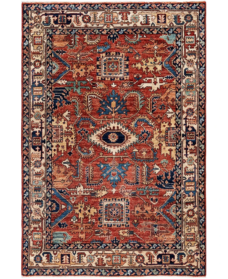 Adorn Hand Woven Rugs Serapi M0103-313 4'2"x6'3" Area Rug