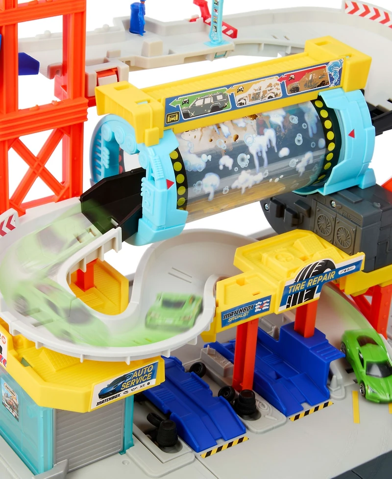 Matchbox Spin Cyclone Car Wash Playset