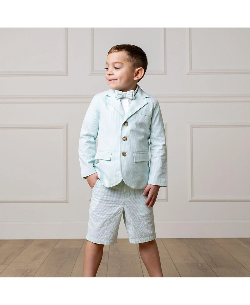 Hope & Henry Toddler Boys Classic Seersucker Suit Jacket