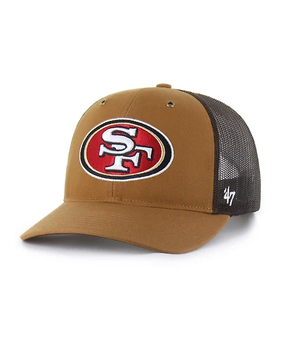 '47 Brand x Carhartt Men's Brown San Francisco 49ers Trucker Adjustable Hat