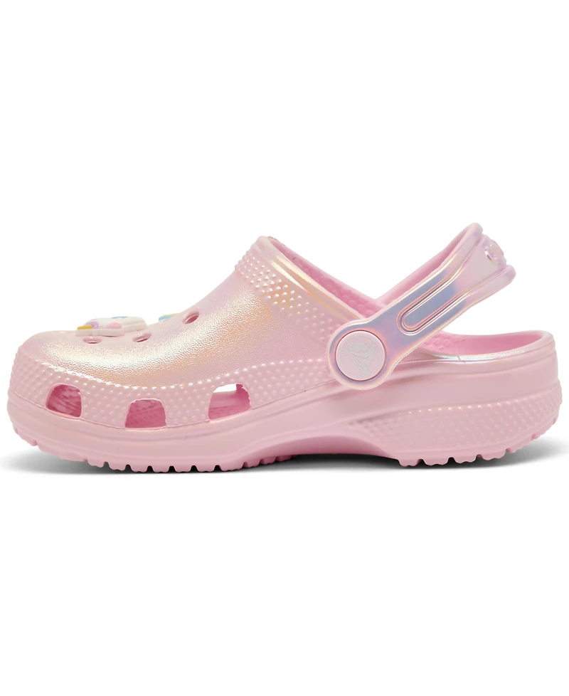 Crocs Toddler Girls Unicorn Classic Clogs from Finish Line