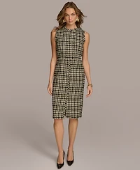 Donna Karan New York Women's Tweed Sleeveless Dress