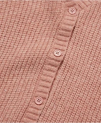 Lands' End Girls Button Front Knit Sparkle Cardigan