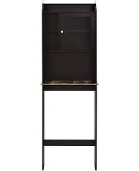 Vanirror Over Bathroom Storage Cabinet with Adjustable Shelves, Espresso Bathroom Space Saver Organization Cabinet
