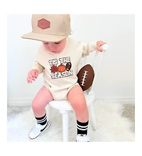 Sweet Wink Baby Boys Tis The Season Pumpkin Patch Long Sleeve Romper