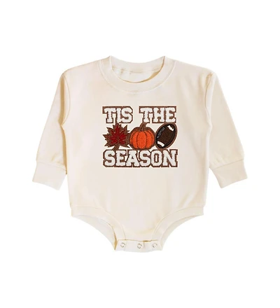 Sweet Wink Baby Boys Tis The Season Pumpkin Patch Long Sleeve Romper