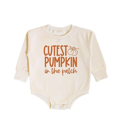Sweet Wink Baby Girl and Boy Cutest Pumpkin The Patch Long Sleeve Romper