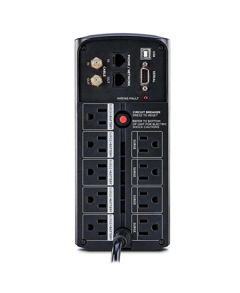CyberPower CyberPower CP1000AVRLCD Intelligent Lcd Series Computer Battery Backup, 1000VA / 600W Ups, 9 Outlets / Usb & Serial Ports