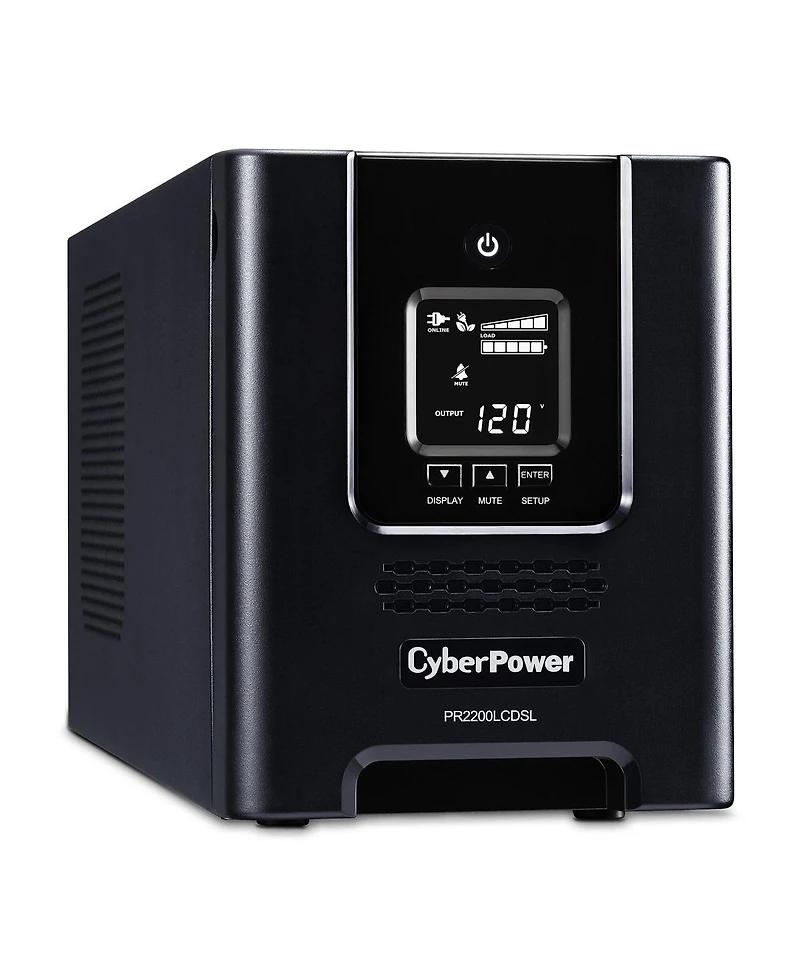 CyberPower PR2200LCDSL 2070 Va/1980W Smart App Sinewave Mini-Tower Ups, 6x Nema 5-20R, 1x Nema L5-20R