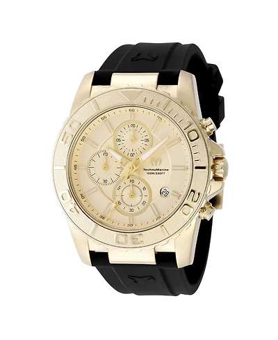 Technomarine Men's Tm-725009 Sea Quartz Gold Dial Watch