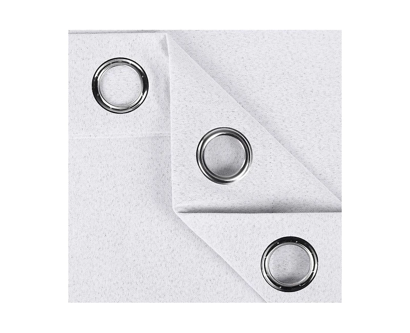 Superior Neal 100% Blackout Solid Machine Washable Curtains, Set of 2 Panels